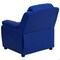 Flash Furniture Kids Recliner, 26" to 39" x 28", Upholstery Color: Blue, Frame Material: Hardwood, Plastic BT-7985-KID-BLUE-GG - alternate 5